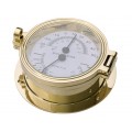 Brass Thermometer & Hygrometer 116mm